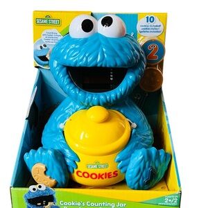 NEW Sesame Street Cookie's Counting Jar Cookie Monster Early Learning Toy Age 2+